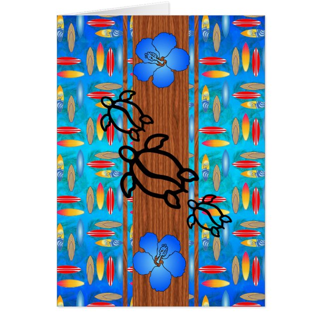 レトロホヌサーフボード (正面)