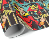 レトロホラーヴァンパイア漫画 ラッピングペーパー (ロールコーナー)