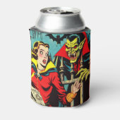 レトロホラーヴァンパイア漫画 缶クーラー (缶裏面)