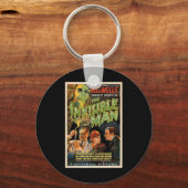 レトロホラー映画Sモンスタースハロウィーン キーホルダー (正面)