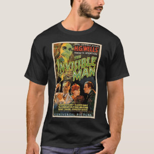 レトロホラー映画Sモンスタースハロウィーン Tシャツ