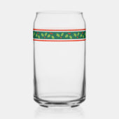 レトロホリインスパイアー縁どフェスティバルクリスマス ガラス缶 (左)