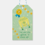 レトロホリデイインアグリーなセータークリスマスパーティー ギフトタグ (裏面)