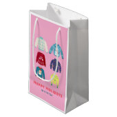 レトロホリデイインアグリーなセータークリスマスパーティー スモールペーパーバッグ (正面アングル)