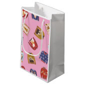 レトロホリデイインアグリーなセータークリスマスパーティー スモールペーパーバッグ (裏面アングル)