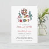 レトロホリデイブライダルシャワー 招待状 (スタンド正面)