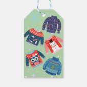 レトロホリデーイングリュークリスマスセーター ギフトタグ (裏面)