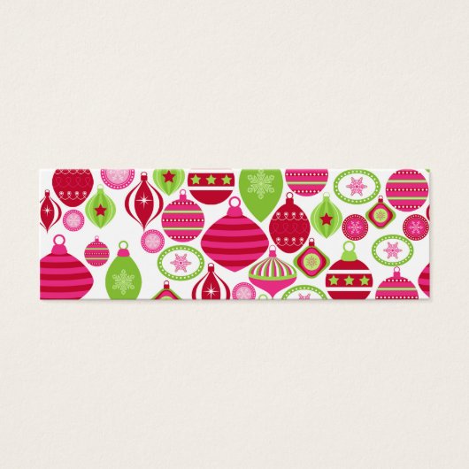 レトロホリデーオーナメントクリスマスパターン (正面)