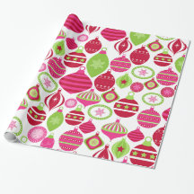 レトロホリデーオーナメントクリスマスパターン