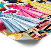 レトロホリデーカクテルパーティー ポスター (角)