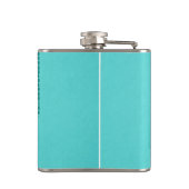 レトロホリデーカートゥーンカップルフラスコ フラスク (裏面)