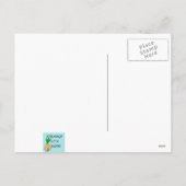 レトロホリデーカートゥーンパーティークリスマスポストカード シーズンポストカード (裏面)