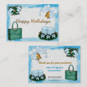 レトロホリデーブルース割引/ビジネス向けギフト 割引カード (正面/裏面)