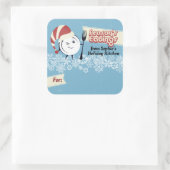 レトロホリデーベーキング料理クリスマストfrom Cla スクエアシール (バッグ)