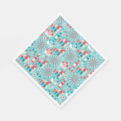 レトロホリデーランチョンナプキンス スタンダードランチョンナプキン (角)