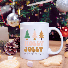 レトロホリーすてきビーブスクリスマスマグ コーヒーマグカップ