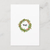 レトロホリー&アイビーサイク結婚シクルのゲスト詳細 エンクロージャーカード (裏面)