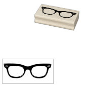 レトロホルンリム眼鏡ラバーアートスタンプ ラバースタンプ (押印)