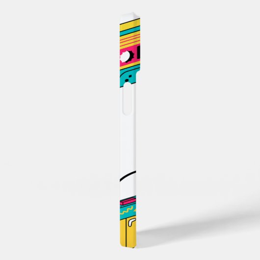 レトロホワイトケース Case-Mate iPhoneケース (裏面 / 右)