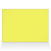 レトロホワイトデイジーオンイエローイン空白の内側 (内部横(上))