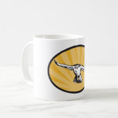 レトロホーク飛んでいる コーヒーマグカップ (正面左)