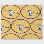 レトロホーク飛んでいる ラッピングペーパー (フラット)