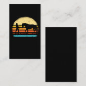 レトロホースショー乗馬ヴィンテージ女性のカーボーイ 名刺 (正面/裏面)