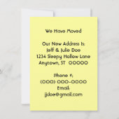 レトロホームが移動の発表を検出 案内状 (裏面)