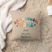レトロホームスクール母マパーソナライズされたマ クッション (ブランケット)