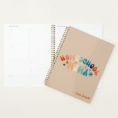 レトロホームスクール母マパーソナライズされたマ プランナー手帳 (ディスプレー)