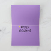 レトロホームフォーザホリデーズクリスマスカード シーズンカード (内部)