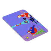 レトロホームフォーザホリデーズフレキシマグネット マグネット (右側)