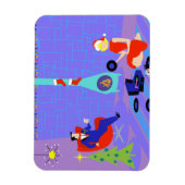 レトロホームフォーザホリデーズフレキシマグネット マグネット (縦)