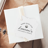 レトロホームモダンベーカリーロゴとビジネス情報 フェイバータグ