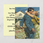 レトロホーム発見!私たちの引っ越し 移転のお知らせ 案内状 (正面/裏面)