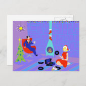レトロホームfor the Holidaysはがき シーズンポストカード (正面/裏面)