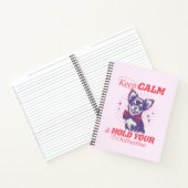 レトロボウタイチワホアグラフィック保-Calm引用文 ノートブック (内部)