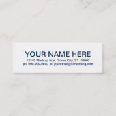 レトロボウル スキニー名刺 (裏面)