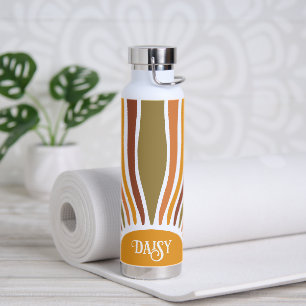 レトロボカラフルホヴィンテージサンライズ ウォーターボトル