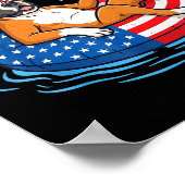レトロボクサービールUSA250周年記念独立記念日 ポスター (角)