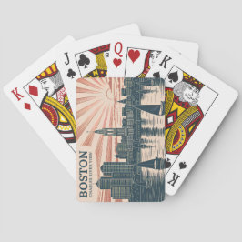 レトロボストンセイロツスカイラインアートクラシックトラベル トランプ