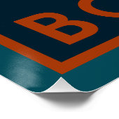 レトロボストンテリアポートレート ポスター (コーナー)