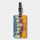 レトロボストンラゲッジタグ ラゲッジタグ (正面縦)