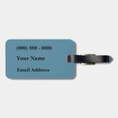 レトロボストンラゲッジタグ ラゲッジタグ (裏面横)