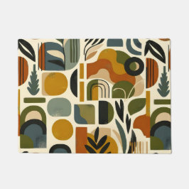 レトロボタニカジオメトリカ ドアマット