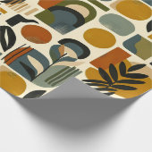 レトロボタニカジオメトリカ ラッピングペーパー (角)