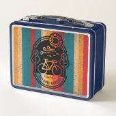 レトロボタニックガーデンバイクトレイル メタルランチボックス (裏面)