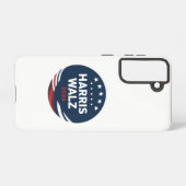 レトロボタン選挙のための民主党員ハリス・ワルツ SAMSUNG GALAXYケース (裏面横)