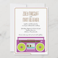 レトロボックスインディミキステープ結婚ス(紫/ライム)