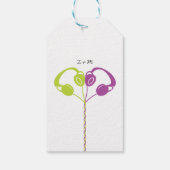 レトロボックスインディミキステープ結婚ズパープルライム ギフトタグ (裏面)